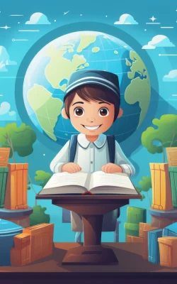 personne-avec-des-livres-dans-le-style-d-art-numerique-pour-la-journee-de-l-education